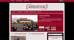 Desktop Screenshot of grandcircuitduroussillon.com